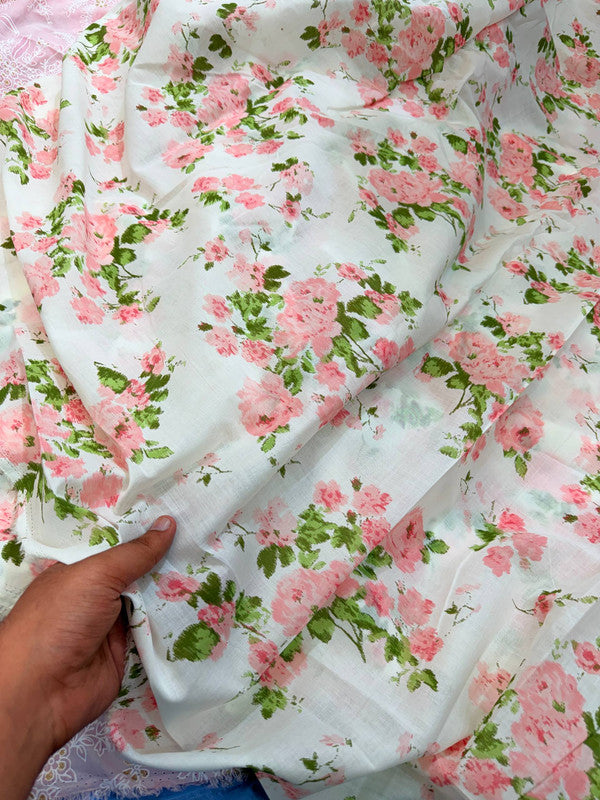 Most Premium Pure Mul Cotton FABRIC PRINTED (Big WIDTH!!)