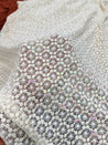 Most Premium Pure Imported Crosia Sequin FABRIC (Dyeable Also)