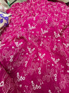 Most Premium Pure Hakuba Chikankari Cotton Fabric (Big WIDTH!!)