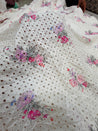 Most Premium Pure Hakuba Chikankari Cotton Fabric (Big WIDTH!!)