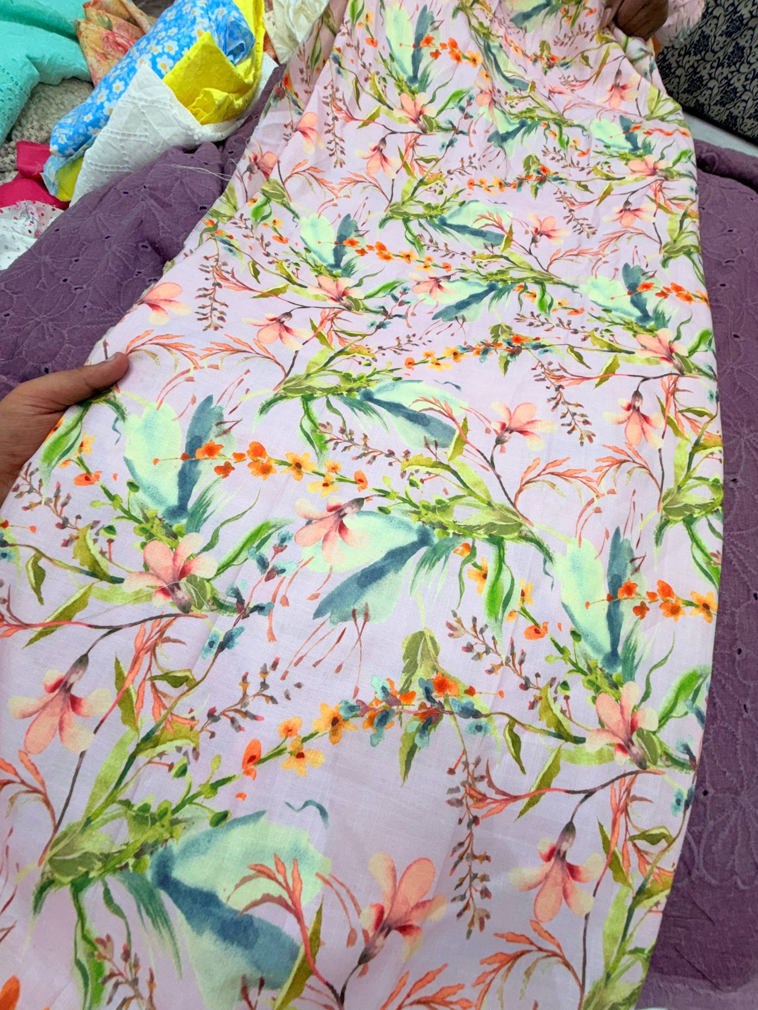 Most Premium Pure Cotton Printed Fabric (Big WIDTH!!)
