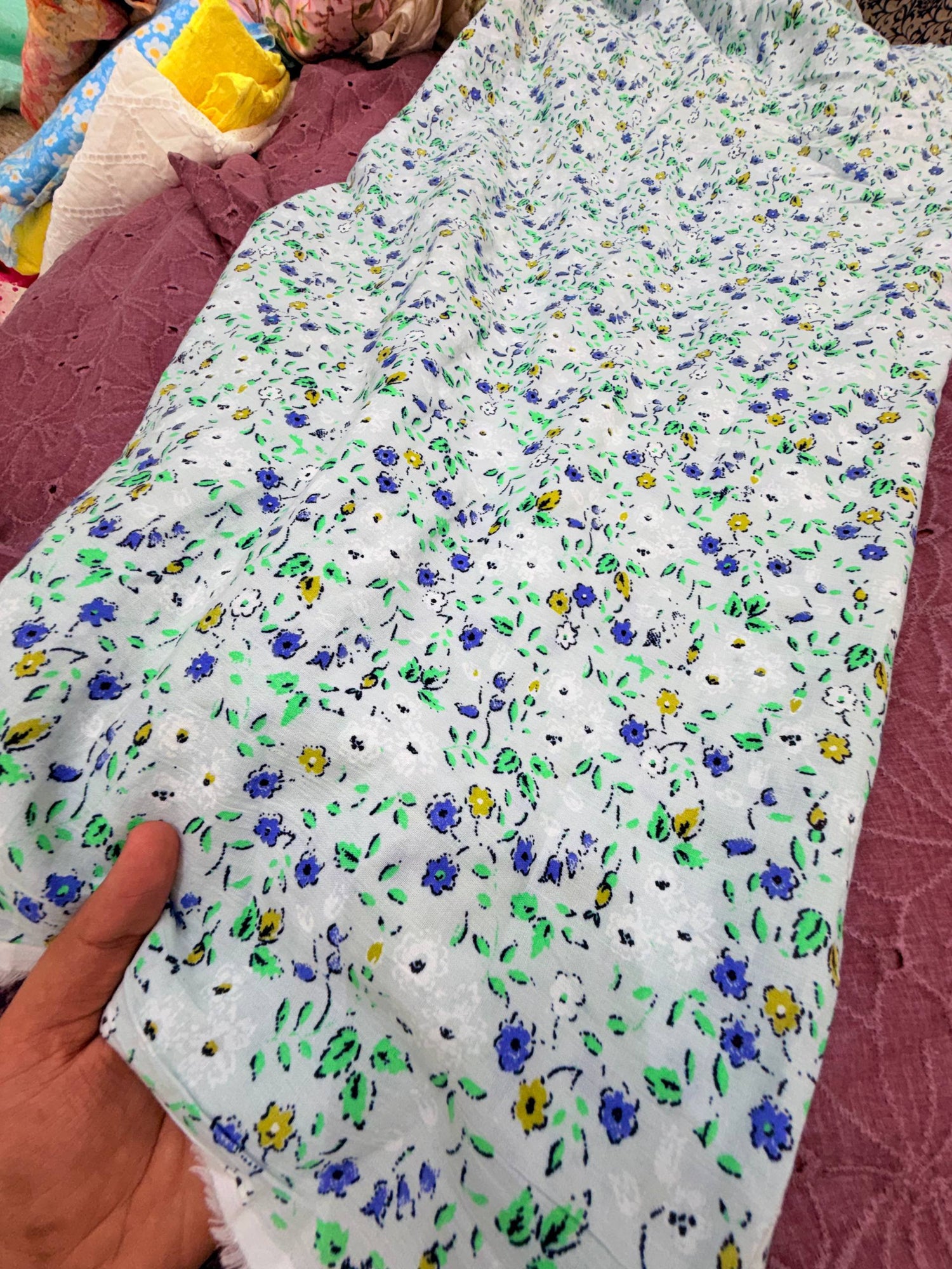 Most Premium Pure Cotton Printed Fabric (Big WIDTH!!)