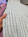 Most Premium Pure Hakuba Chikankari Cotton Fabric (Big WIDTH!!)