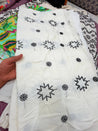 Most Premium Pure Hakuba Chikankari Cotton Fabric (Big WIDTH!!)