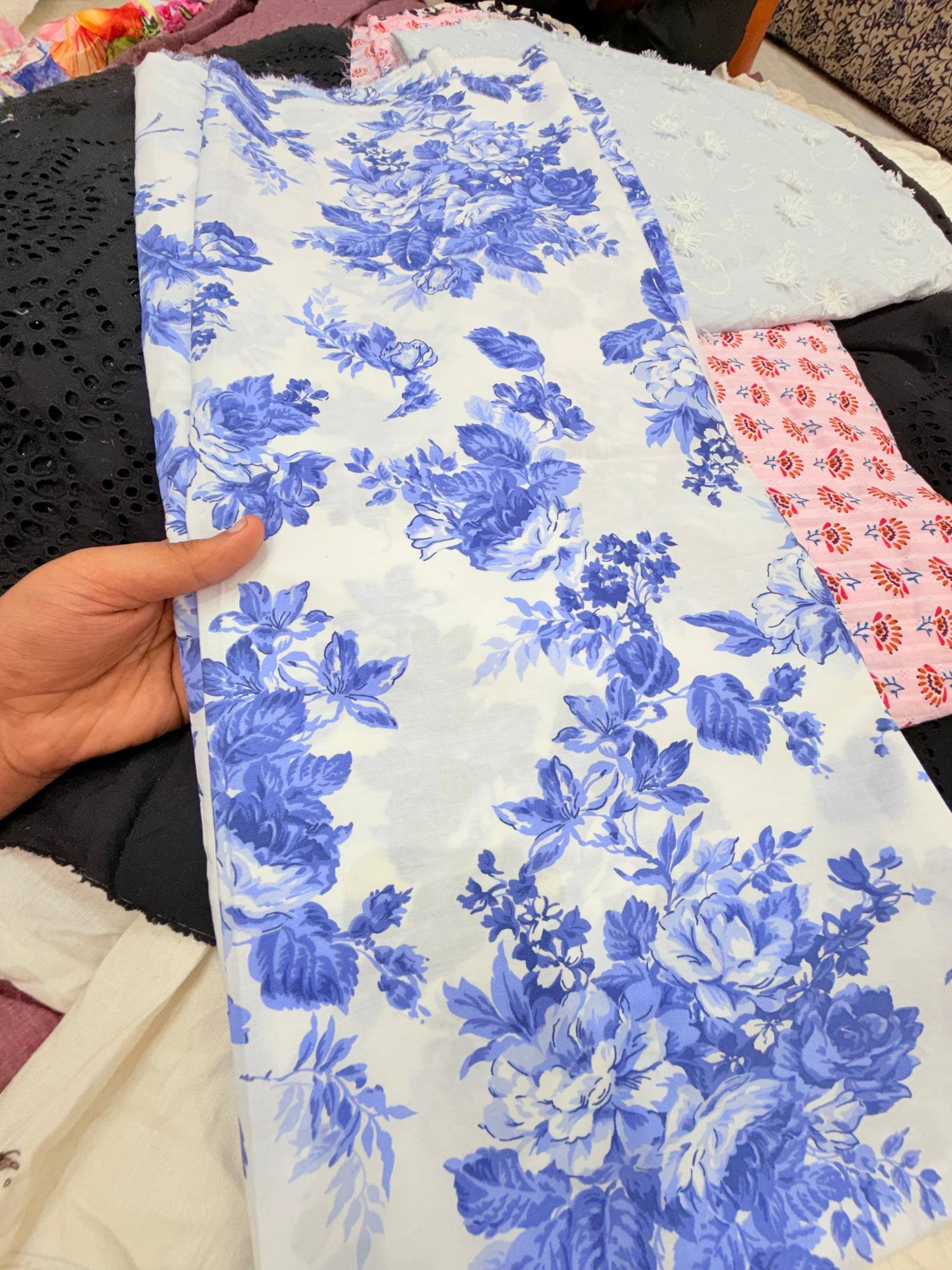 Most Premium Pure Cotton Printed Fabric (Big WIDTH!!)