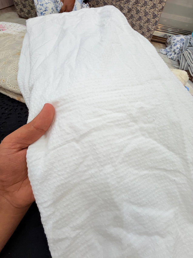 Most Premium Pure Cotton Shek Shakkar DYEABLE ALSO (Big WIDTH!!)
