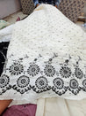 Most Premium Pure Hakuba Chikankari Cotton Fabric (Big WIDTH!!)