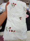 Most Premium Pure Hakuba Chikankari Cotton Fabric (Big WIDTH!!)