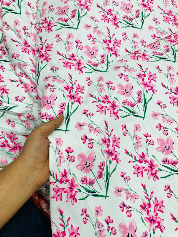 Most Premium BRANDED Pure Modal Cotton PRINTED FABRIC (Big WIDTH!!)