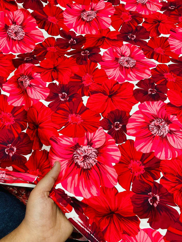 Most Premium BRANDED Pure Modal Cotton PRINTED FABRIC (Big WIDTH!!)