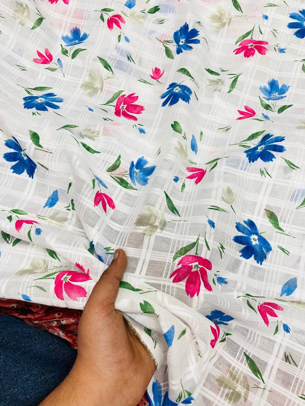 Most Premium BRANDED Pure Dobby Cotton PRINTED FABRIC (Big WIDTH!!)