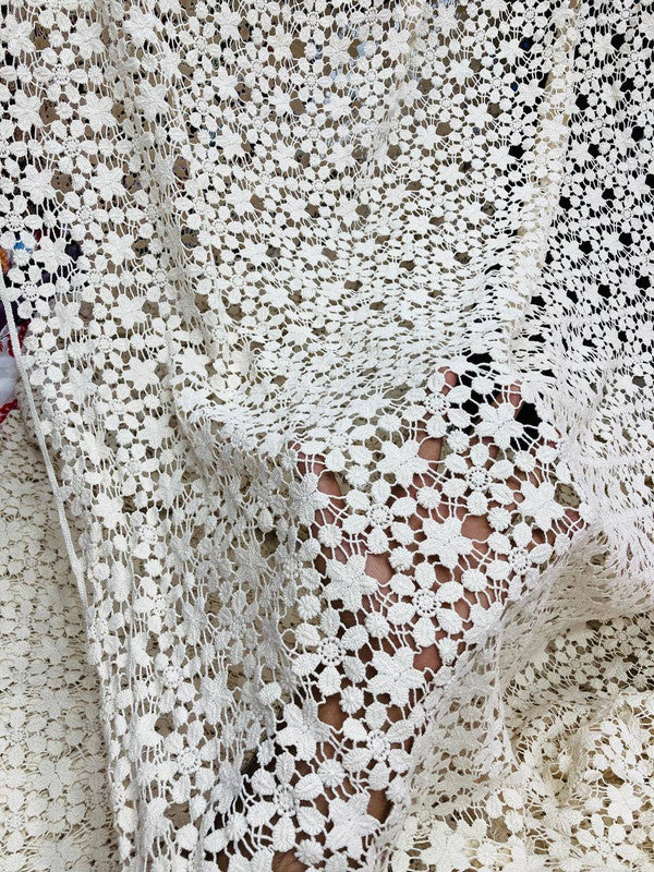 Most Premium Imported Crosia FABRIC (Big WIDTH!!) DYEABLE ALSO