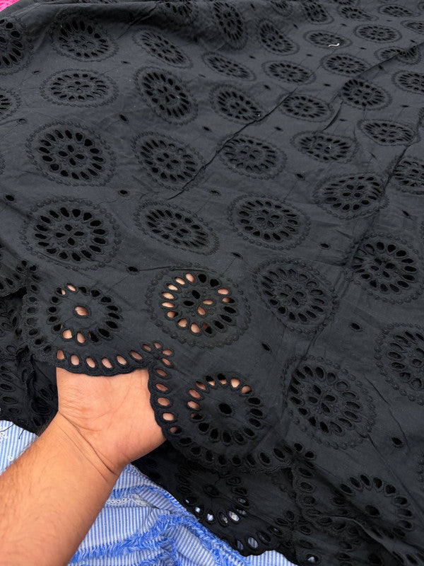 Most Premium Pure Cotton Hakuba Chikankari Fabric (Big WIDTH!!)
