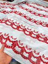 Most Premium Pure Cotton Hakuba Chikankari Fabric (Big WIDTH!!)