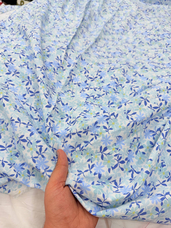 Most Premium Pure Double Cloth Cotton PRINTED FABRIC (Big WIDTH!!)