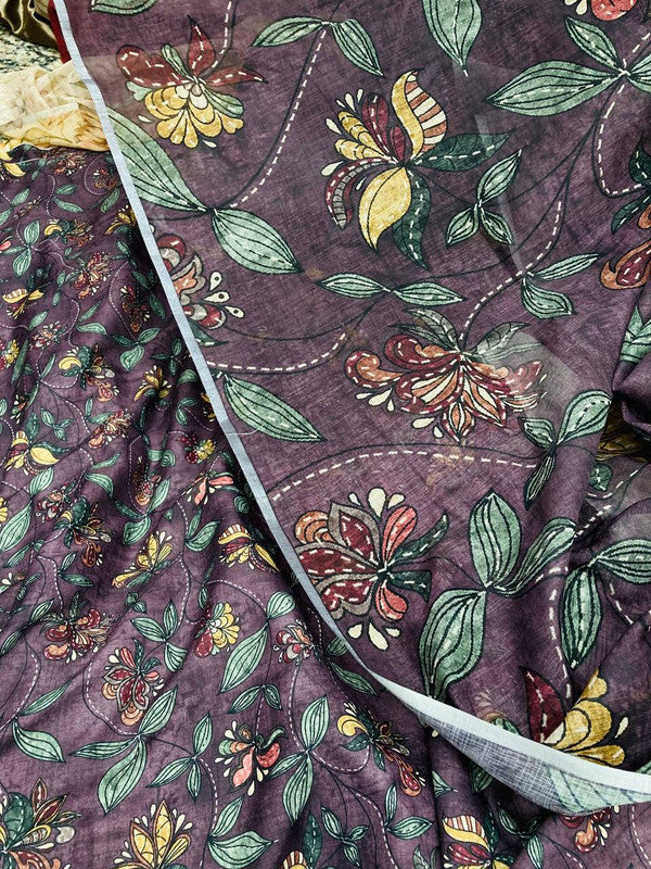 Most Pure Premium LINEN Cotton Suit (Shirt With Dupatta)