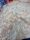Most Premium Pure Hakuba Chikankari Cotton Fabric (Big WIDTH!!)