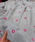 Most Premium Pure Fine Thread Embroidery On Stripes Cotton FABRIC (Big WIDTH!!)