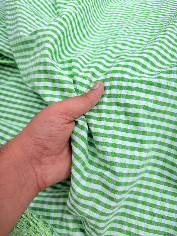 Most Premium Pure Sher Shakkar Cotton Checks PRINT (Big WIDTH!!)
