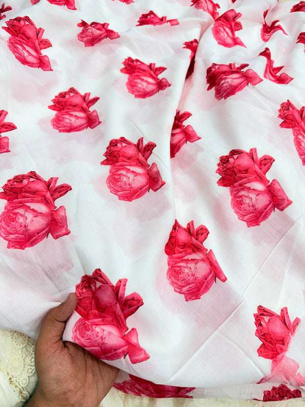 Most Premium Pure Mul Cotton FABRIC PRINTED (Big WIDTH!!)