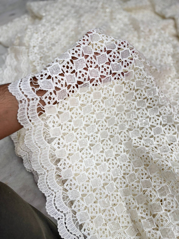 Most Premium Pure Imported Crosia Sequin FABRIC (Big WIDTH!!)