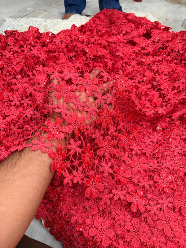 Most Premium Pure Imported Crosia Sequin FABRIC (Big WIDTH!!)