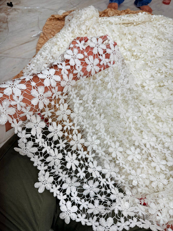 Most Premium Pure Imported Crosia Sequin FABRIC (Big WIDTH!!)