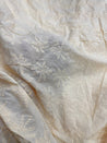Most Premium Pure Cotton Hakuba Chikankari Fabric (Big WIDTH!!) (Dyeable Also)