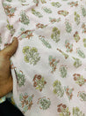 Most Premium BRANDED Pure LINEN Cotton PRINTED FABRIC (Big WIDTH!!)