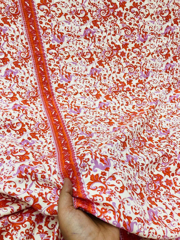 Most Premium BRANDED Pure Modal Cotton PRINTED FABRIC (Big WIDTH!!)