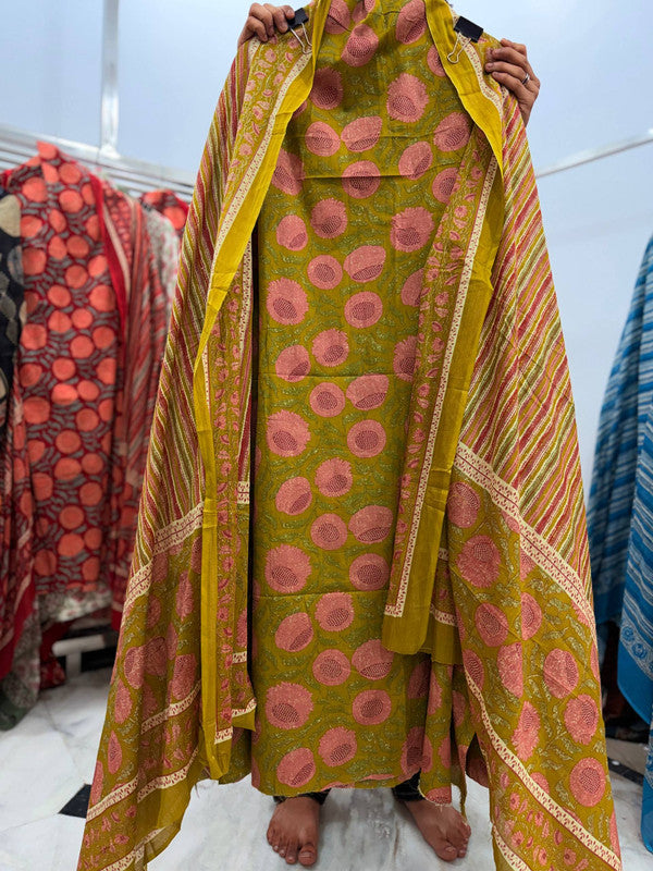 Premium BRANDED Pure Cotton PRINTED Suits (Complete Suit With Dupatta)
