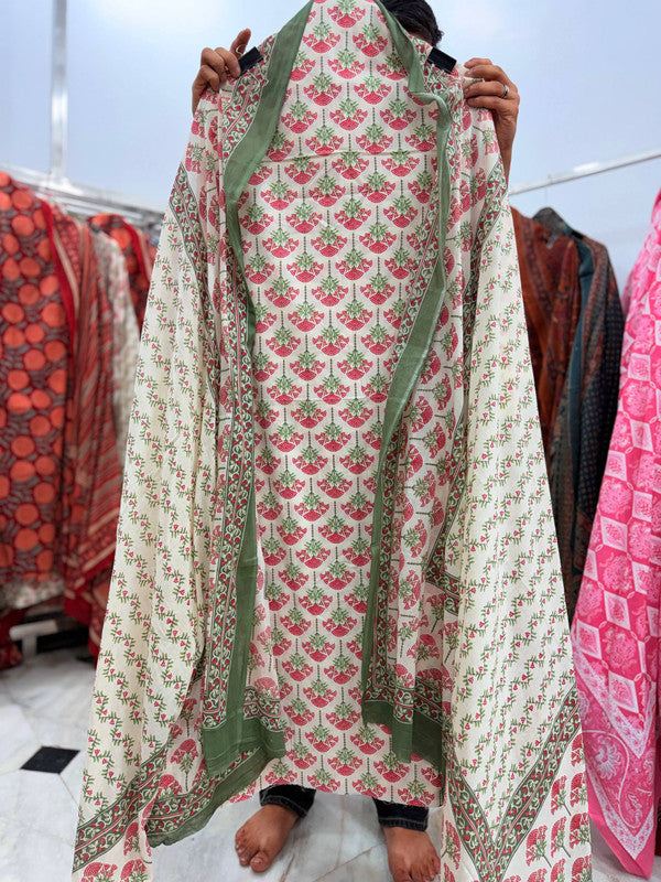 Premium BRANDED Pure Cotton PRINTED Suits (Complete Suit With Dupatta)
