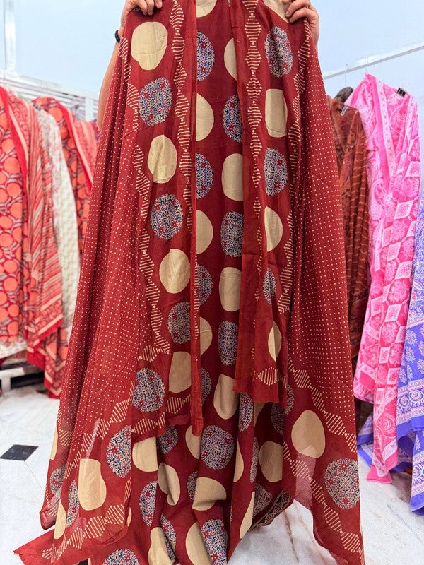 Premium BRANDED Pure Cotton PRINTED Suits (Complete Suit With Dupatta)