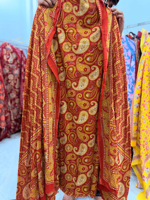 Premium BRANDED Pure Cotton PRINTED Suits (Complete Suit With Dupatta)