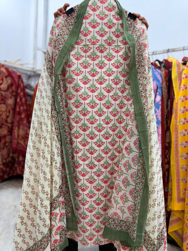 Premium BRANDED Pure Cotton PRINTED Suits (Complete Suit With Dupatta)