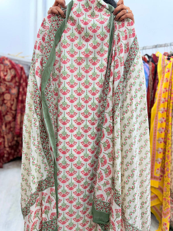 Premium BRANDED Pure Cotton PRINTED Suits (Complete Suit With Dupatta)