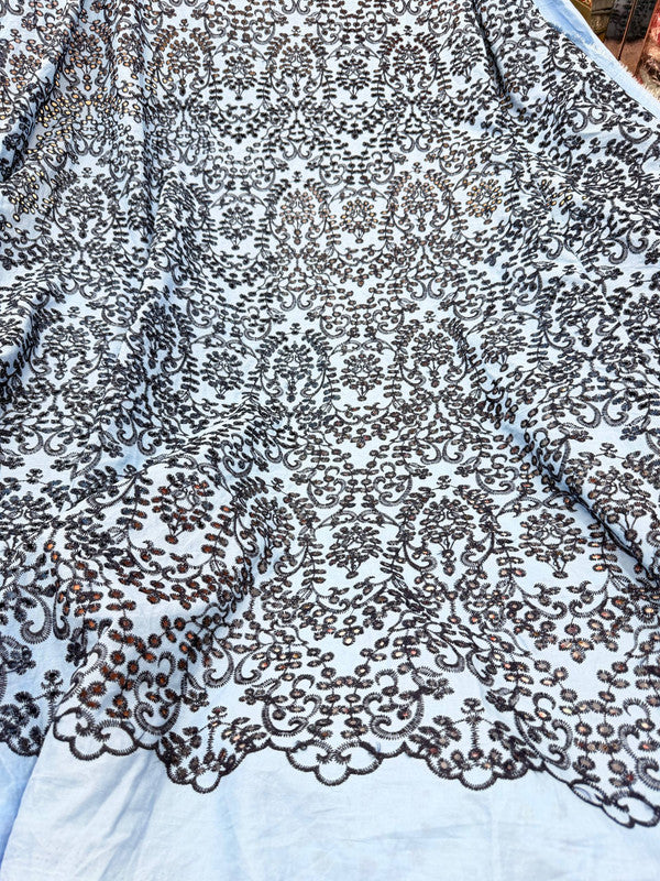 Most Premium Pure Cotton Hakuba Chikankari Fabric (Big WIDTH!!)