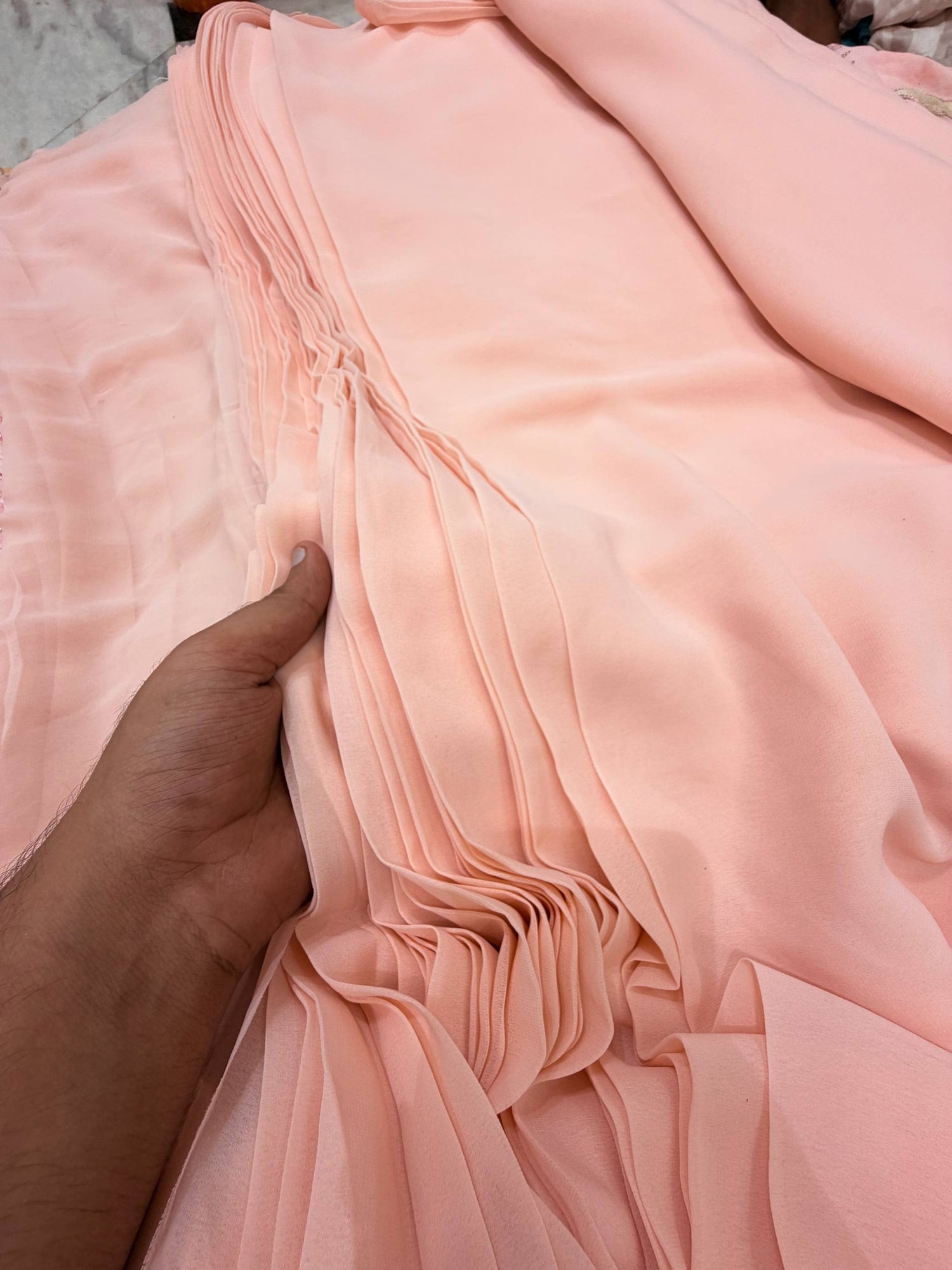 Plain Georgette FABRIC