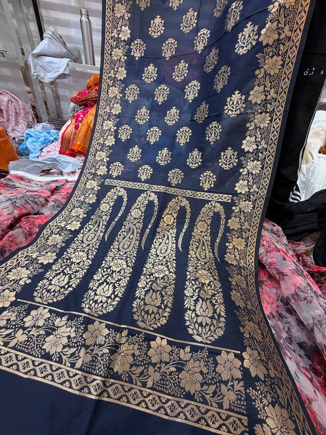 Most Premium Banarasi Silk Dupatta Stole