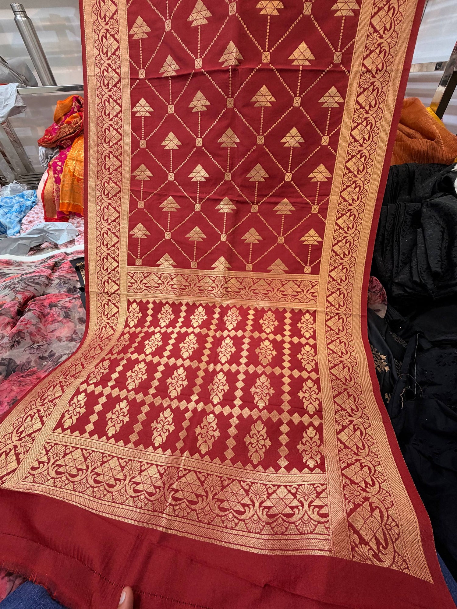 Most Premium Banarasi Silk Dupatta Stole