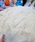 Most Premium BRANDED Mukaish Work Pure Georgette Dyeable FABRIC (Big WIDTH!!)