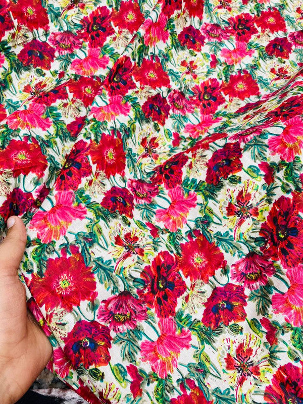 Most Premium Pure Modal Cotton PRINTED FABRIC