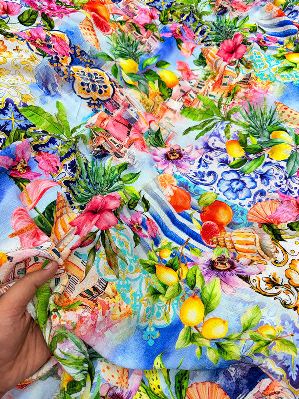 Most Premium Pure Cotton FABRIC PRINTED (Big WIDTH!!)