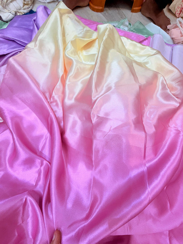 Most Premium Pure Modal Satin Fabric OMBRE Printed