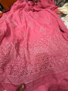 Premium Fendy Silk Organza FABRIC With Fine Embroidery