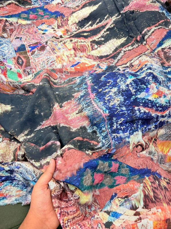 Most Premium BRANDED Pure Muslin Cotton PRINTED FABRIC (Big WIDTH!!)