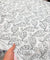 Premium Fine 3D Dori Work With Chikan On Pure Linen FABRIC (Big WIDTH!!) (Dyeable Also)