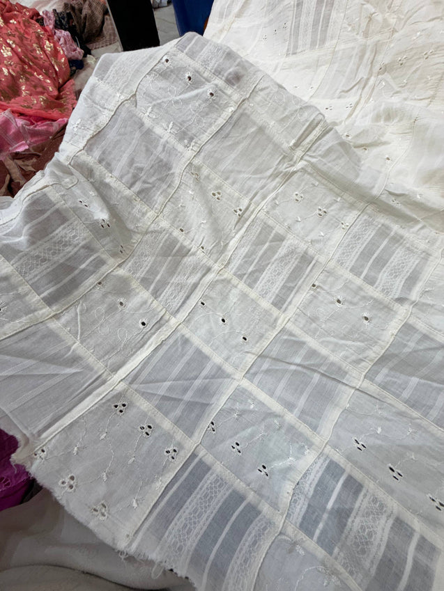 Most Premium Pacth Work Embroidery Pure Cotton FABRIC