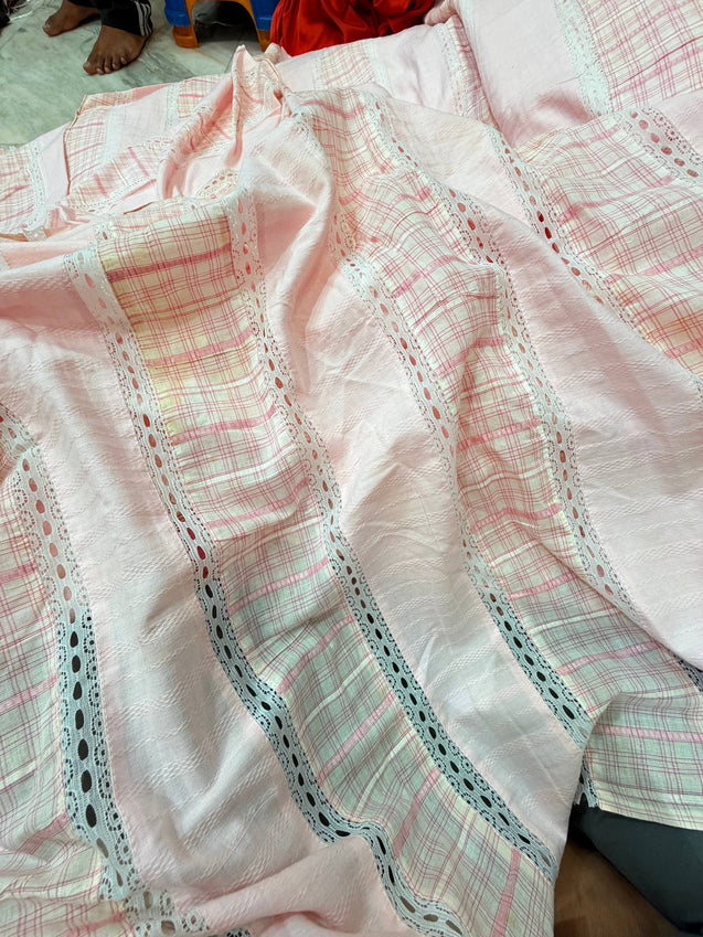 Most Premium Pacth Work Embroidery Pure Cotton FABRIC