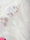 Most Premium Pure Cotton Hakuba Chikankari Fabric (Big WIDTH!!) (Dyeable Also)